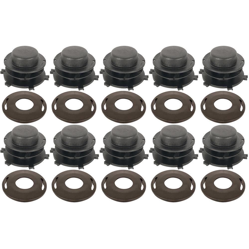 10pcs tête tondeuse tête oeillet manches fit pour 25-2 tête tondeuse autocut 4002 713 8300 8301 Pièce de rechange Tondeuse à gazon