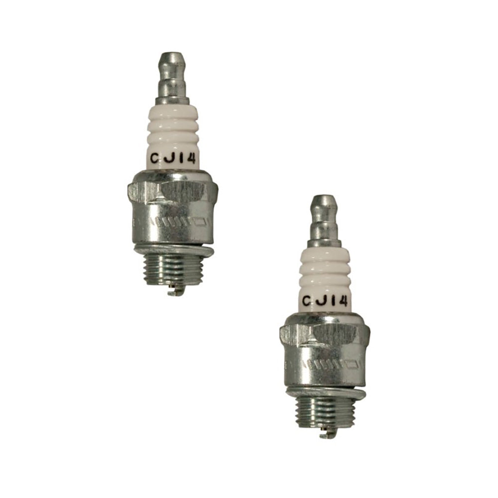 2 Pack Spark Plugs Fits Champion CJ14 Fits Bosch WS8E Fits NGK