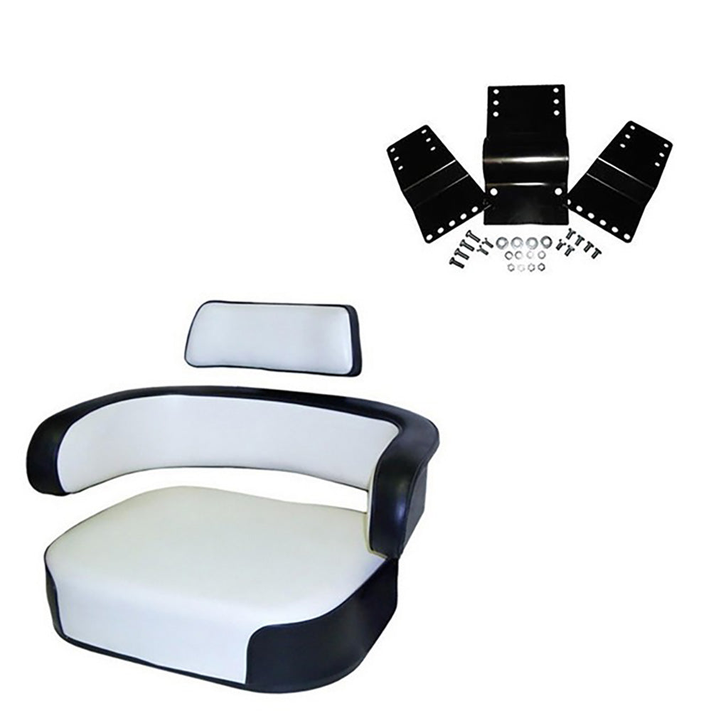 3 Pc. Seat Cushion Set with Hardware Fits IH 1026 1066 1206 1256