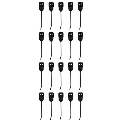 20 Pc. Left Hand Rubber Rake Teeth Set Fits New Holland 216 258 259 850613 65668