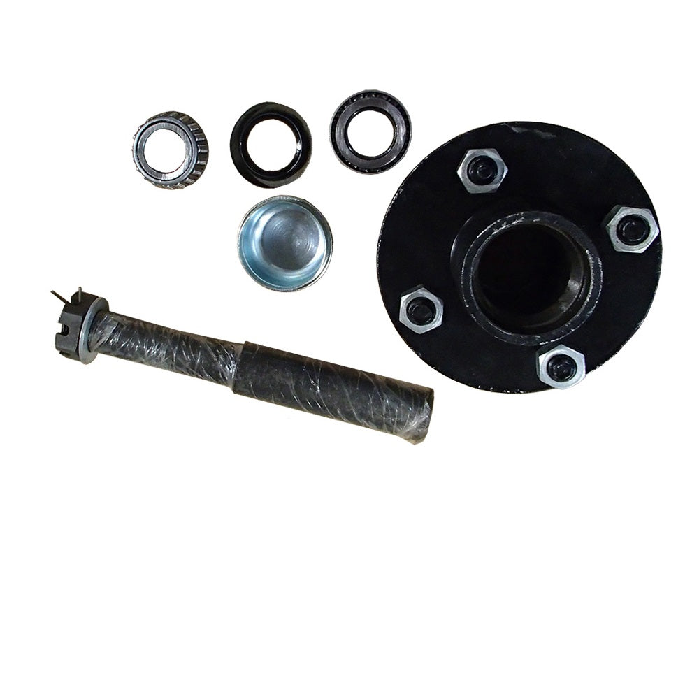 Trailer Axle Kit for 2000 lb w/ Hub, Spindle, Grease Seal, Dust