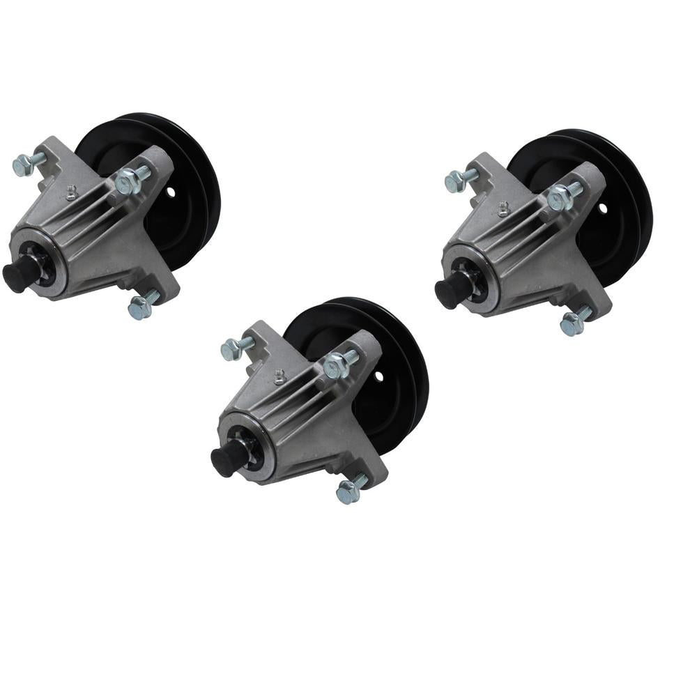 3 Pack Mower Deck Spindles for Troy Bilt Riding Mower 50" Deck Repl