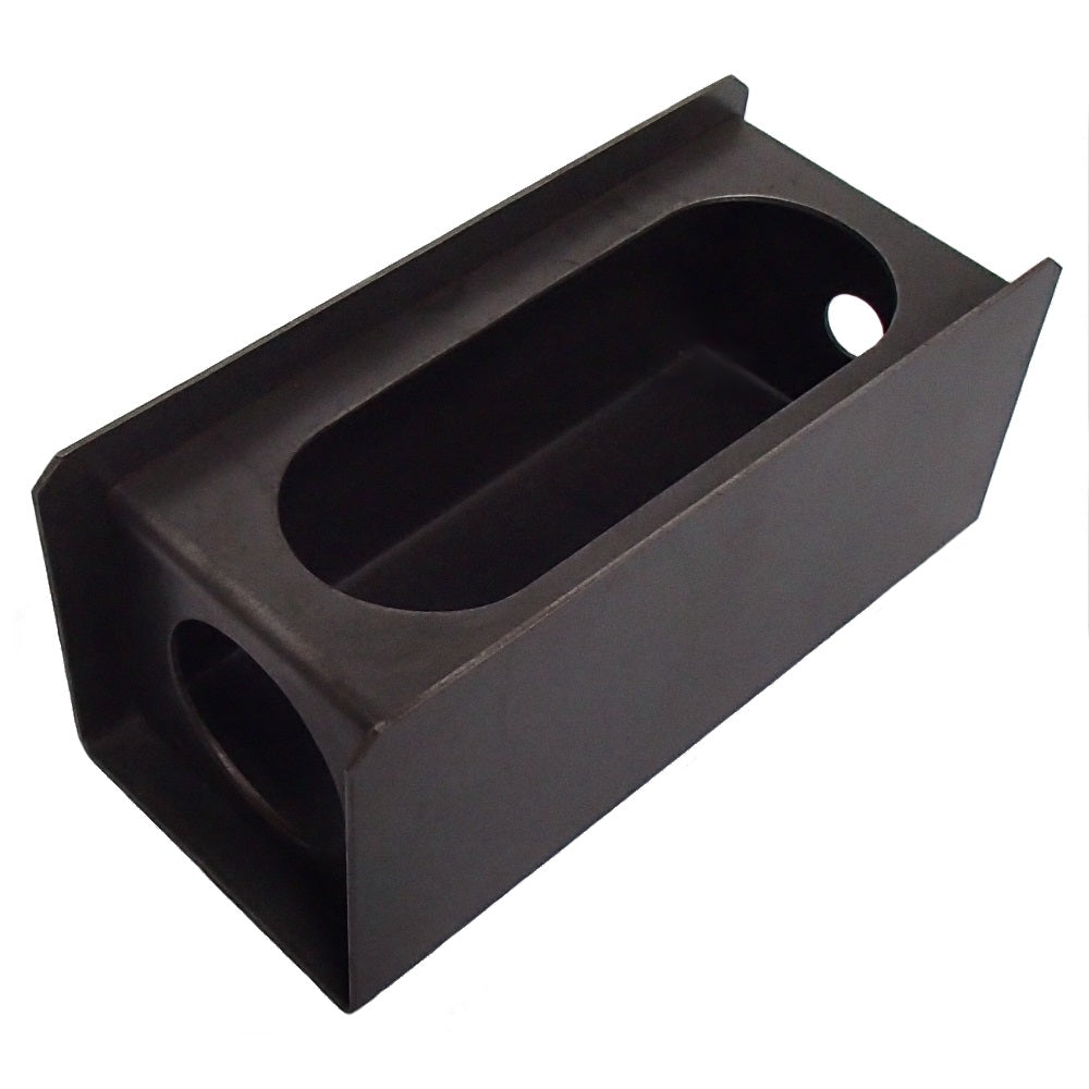 2" Red Round & 6" Red Oval Tail Light Steel Box Set