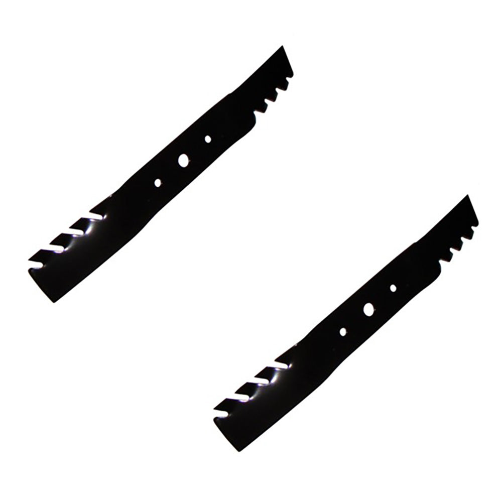 Set of Two Toothed Mulching Blades 362-460 Fits John Deere SRX895