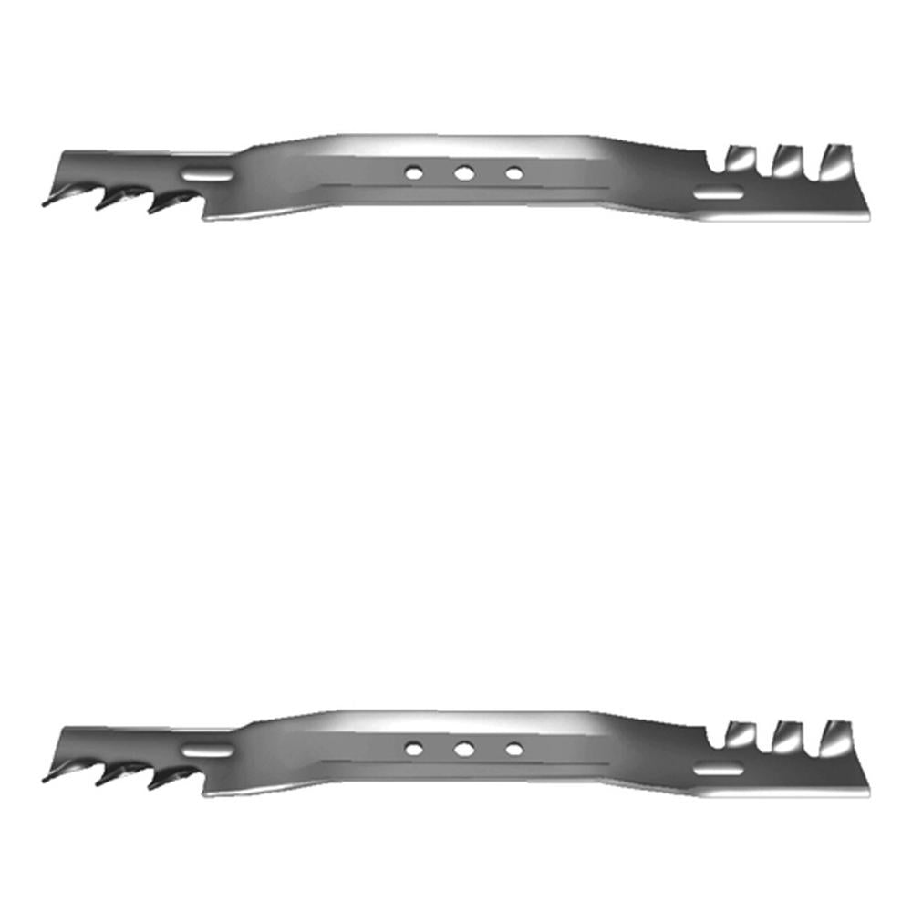 2-Blade Set Toothed Mulching Mower Blade Fits Toro 21" Cut 108-3762-03