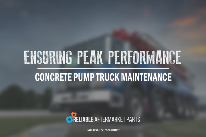 Ensuring Peak Performance: The Crucial Role of Replacement Parts in Concrete Pump Trucks