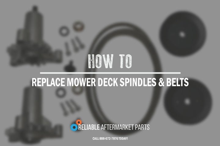 How to Replace Mower Deck Spindles and Belts