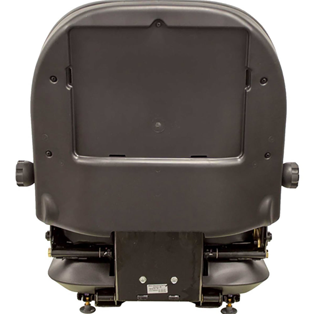 One New Aftermarket Seat with Mechanical Suspension Black Vinyl 04052900