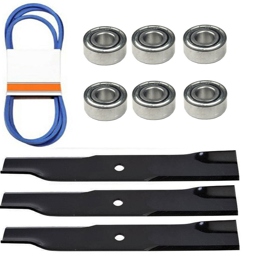 Deck Kit Bearings Blades Belt Fits John Deere 50" mower 300 316 317 318 322 332