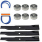 Deck Kit Fits John Deere 50" 300 316 317 318 322 332 330 Bearings Blades Belt