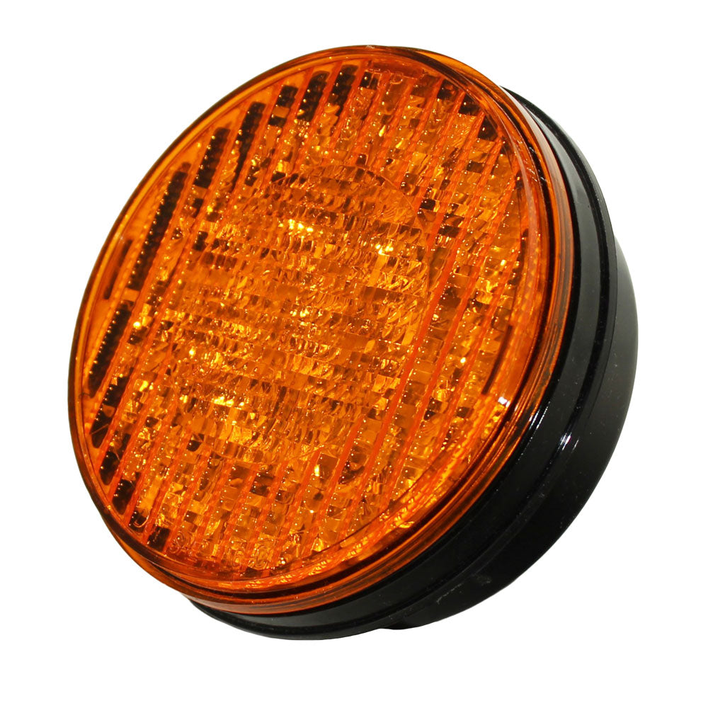 4" Round Amber LED Light Fits John Deere Replaces 1-019-01-181
