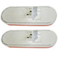 Qty 2: 6" Oval Orange LED Light Fits Caterpillar Replaces 1-019-03-300