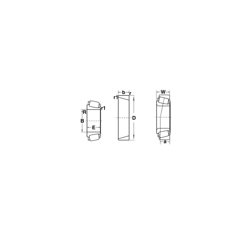Tapered Bearing Cup Fits Caterpillar Replaces 8B-2881