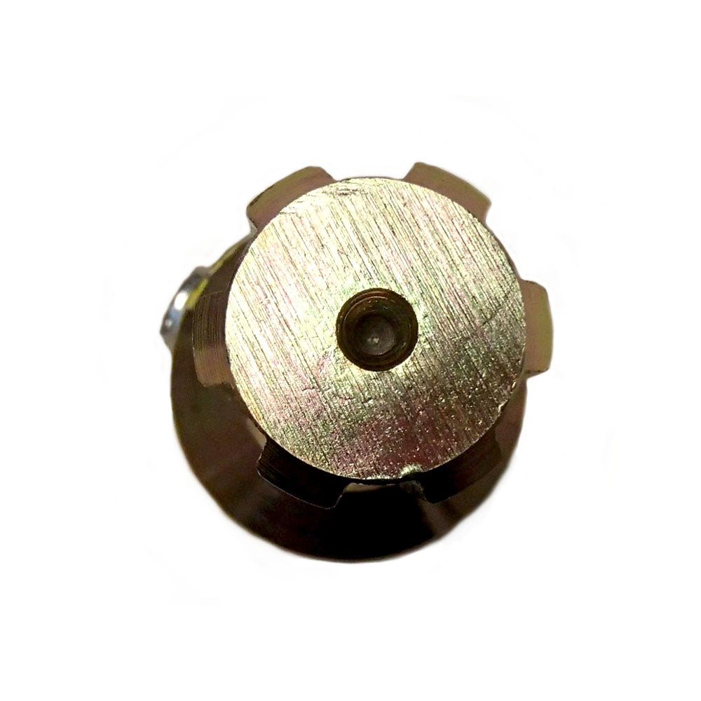 PTO Spline Adaptor, 1-3/8 x 6 male x 1-3/4 x 20 Female w/ set screw lock, New