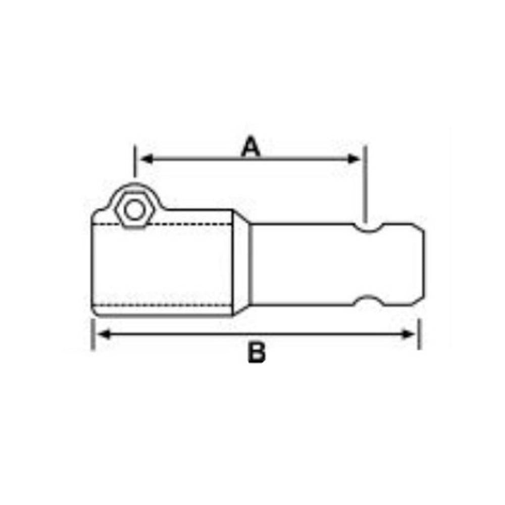 033201490 PTO Adaptor 1-3/4" 20 Spline F x 1-3/8" 6 Spline M