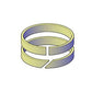 0420307 Arm Cylinder Wearing Ring for Hitachi EX400-3 EX400-3C EX400H-3