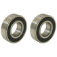 (2 Pack) Ball Bearing Fits Grasshopper 110080, 110081, 110082, Rotary 10303