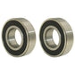 (2 Pack) Ball Bearing Fits Grasshopper 110080, 110081, 110082, Rotary 10303