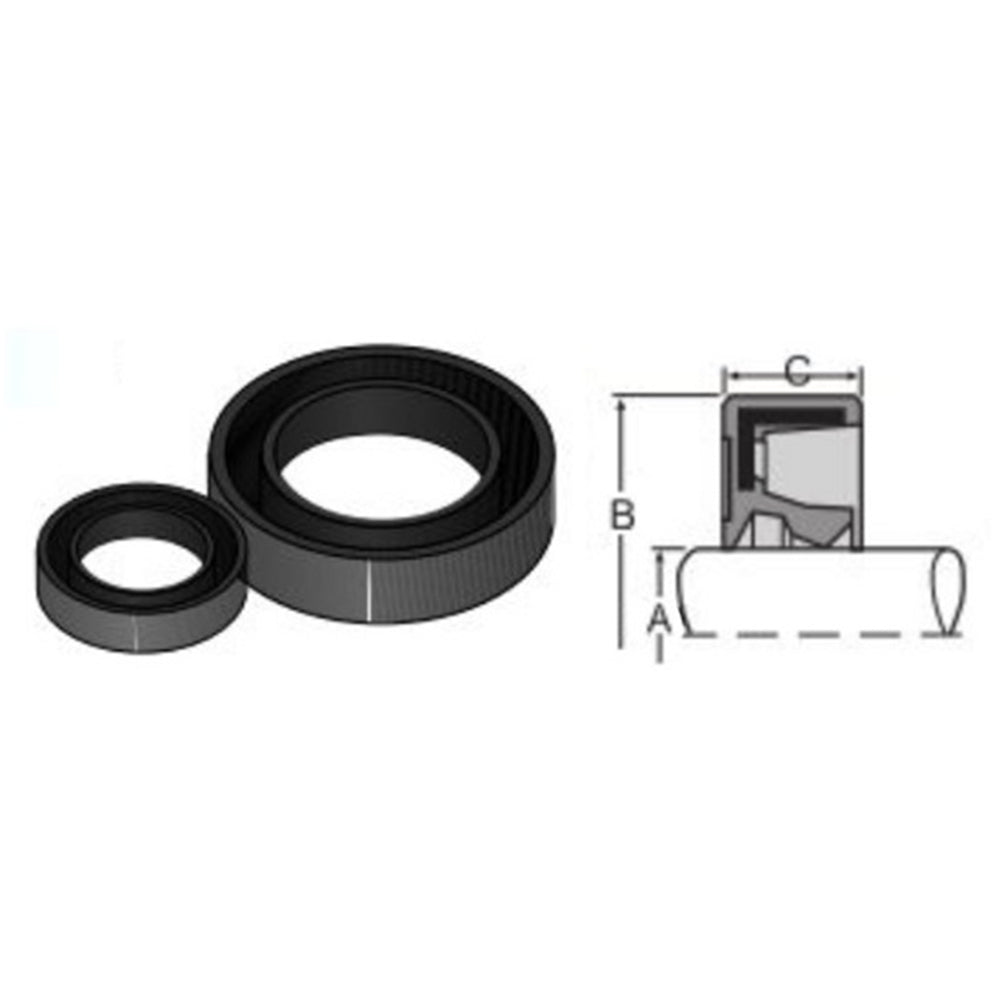 09500-16287 Double Lip Oil Seal Fits Carraro
