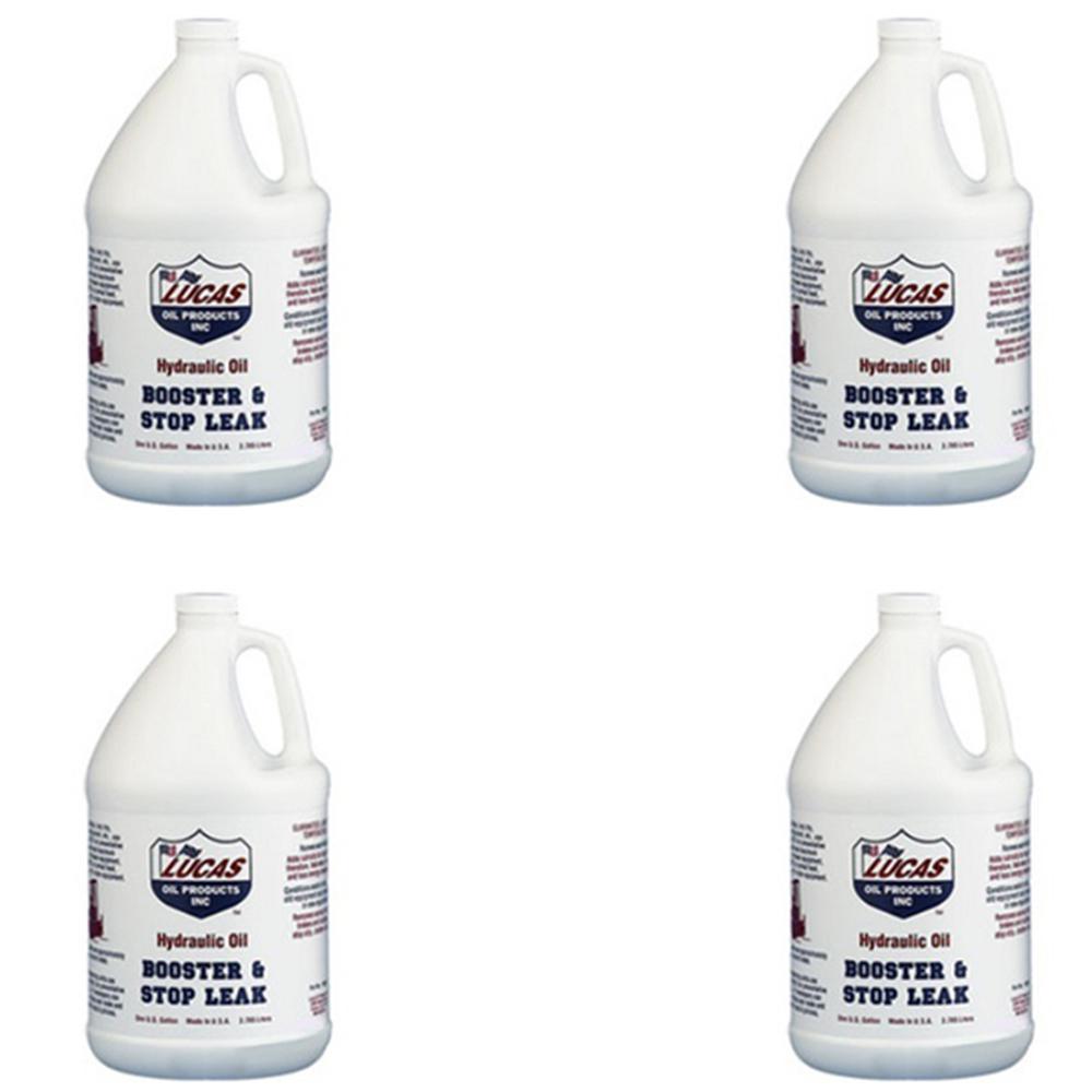 Qty 4: (1 Gallon) Lucas Hydraulic Oil Booster & Stop Leak Fits Universal