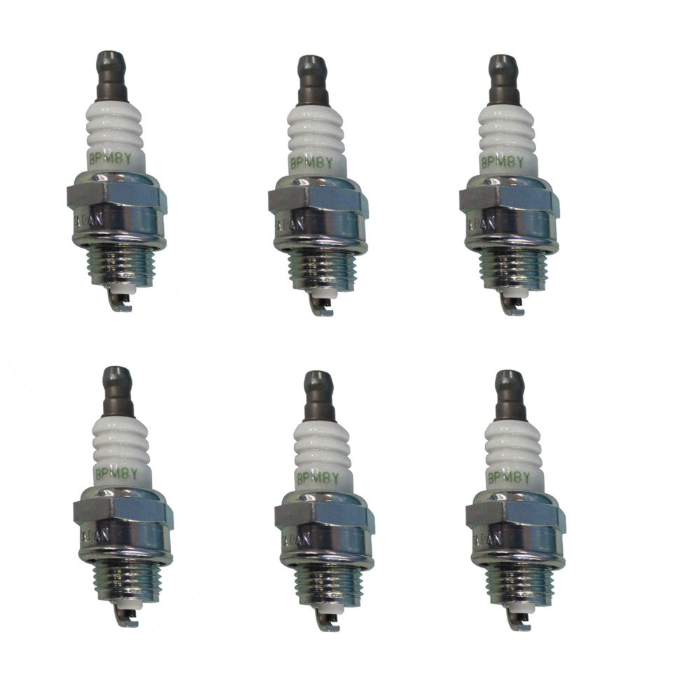 Qty 6: SPARK PLUG Fits NGK BPM-8Y Fits Echo Replaces 15901019830