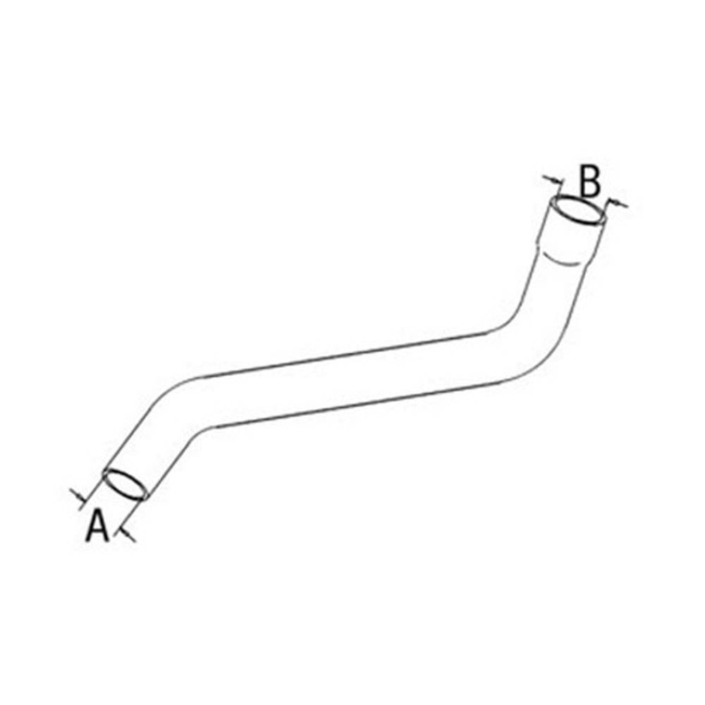 1002776C2 Upper Radiator Hose Fits Case-IH Gas Tractor 284