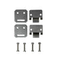 Bottom Seat Hinge Plate Set Fits Club Car Replaces 1011652