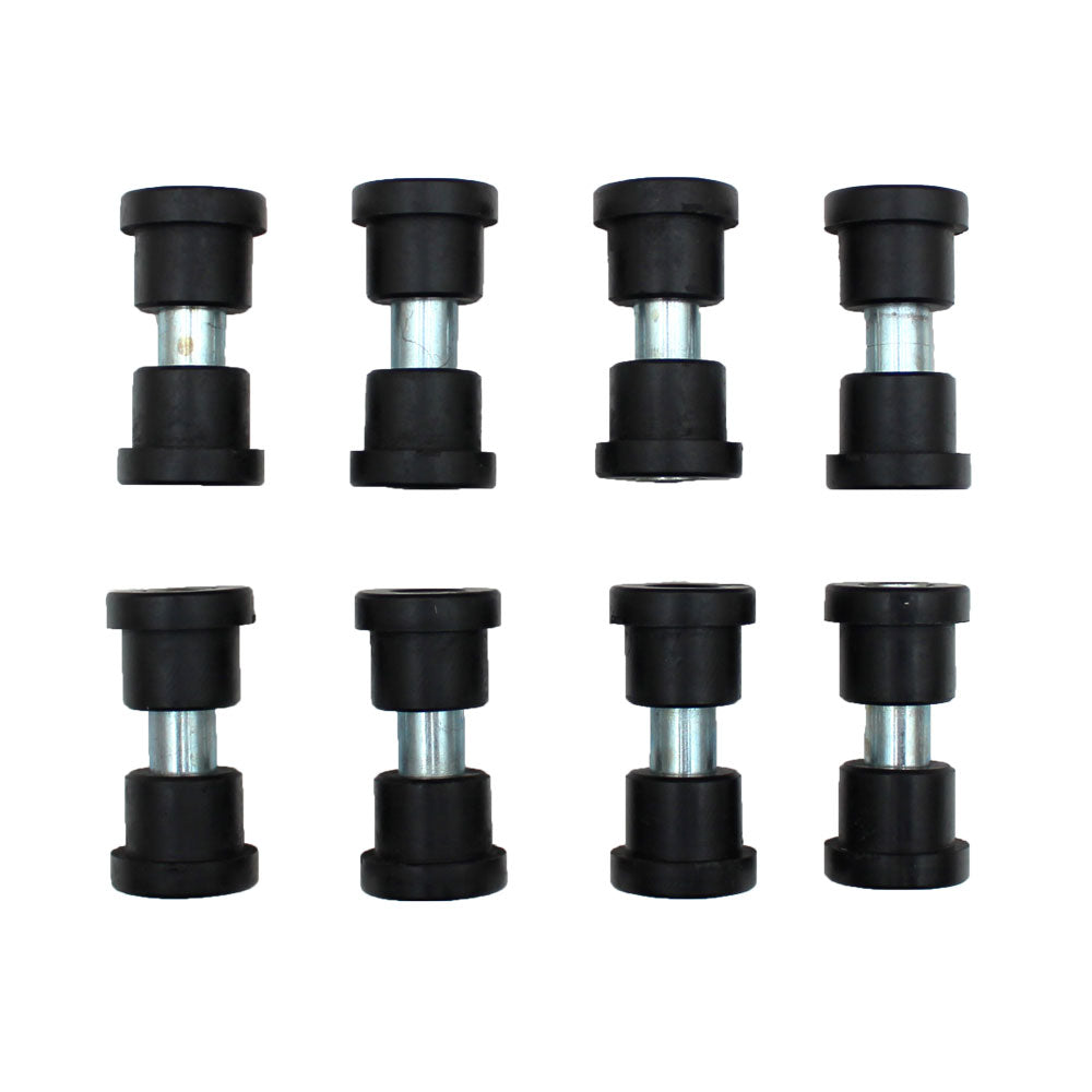 Front and Rear Leaf Spring Bushing Kit for Ezgo TXT Replace 70291-G01, 70289-G02