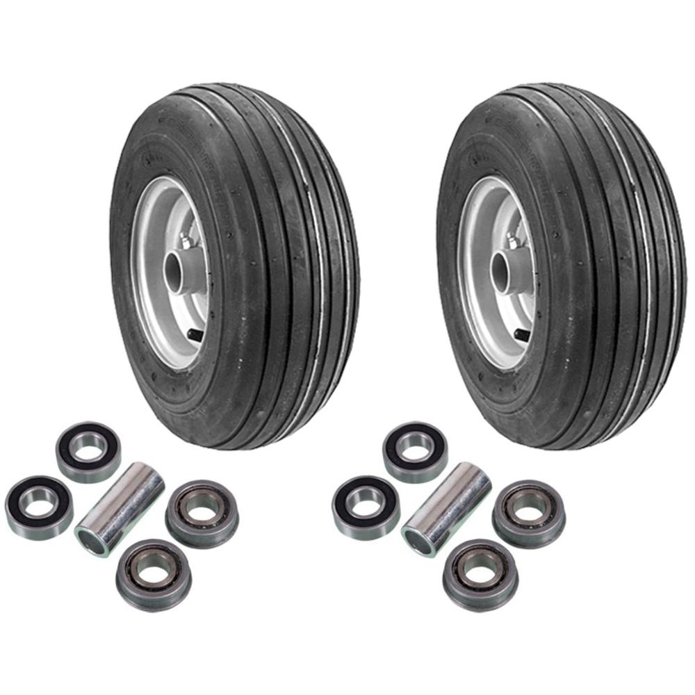 Set of Two (2) Wheel Assembly w/ Bearing Kit fits Dixie Chopper ZTR Commercial Mowers 1999 - Later