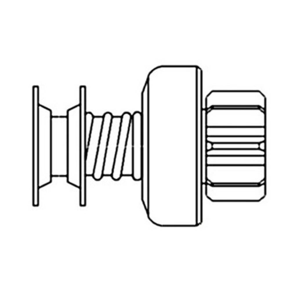1025380M91 Starter Drive Fits Massey Ferguson Industrial 20C 202 203 204 2135