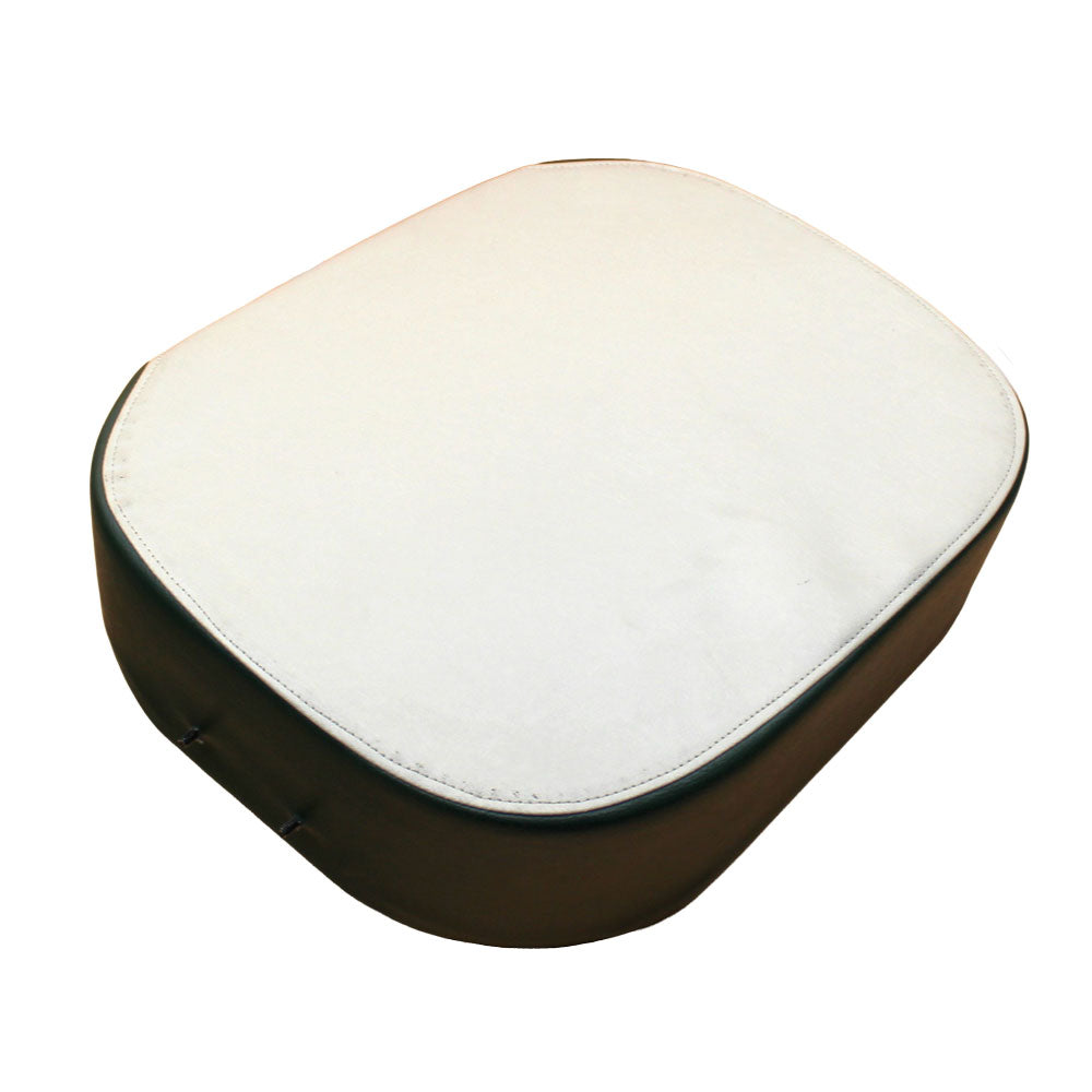 102B One New White & Green Seat Cushion Fits Oliver 1500, 1550, 1555, 1600