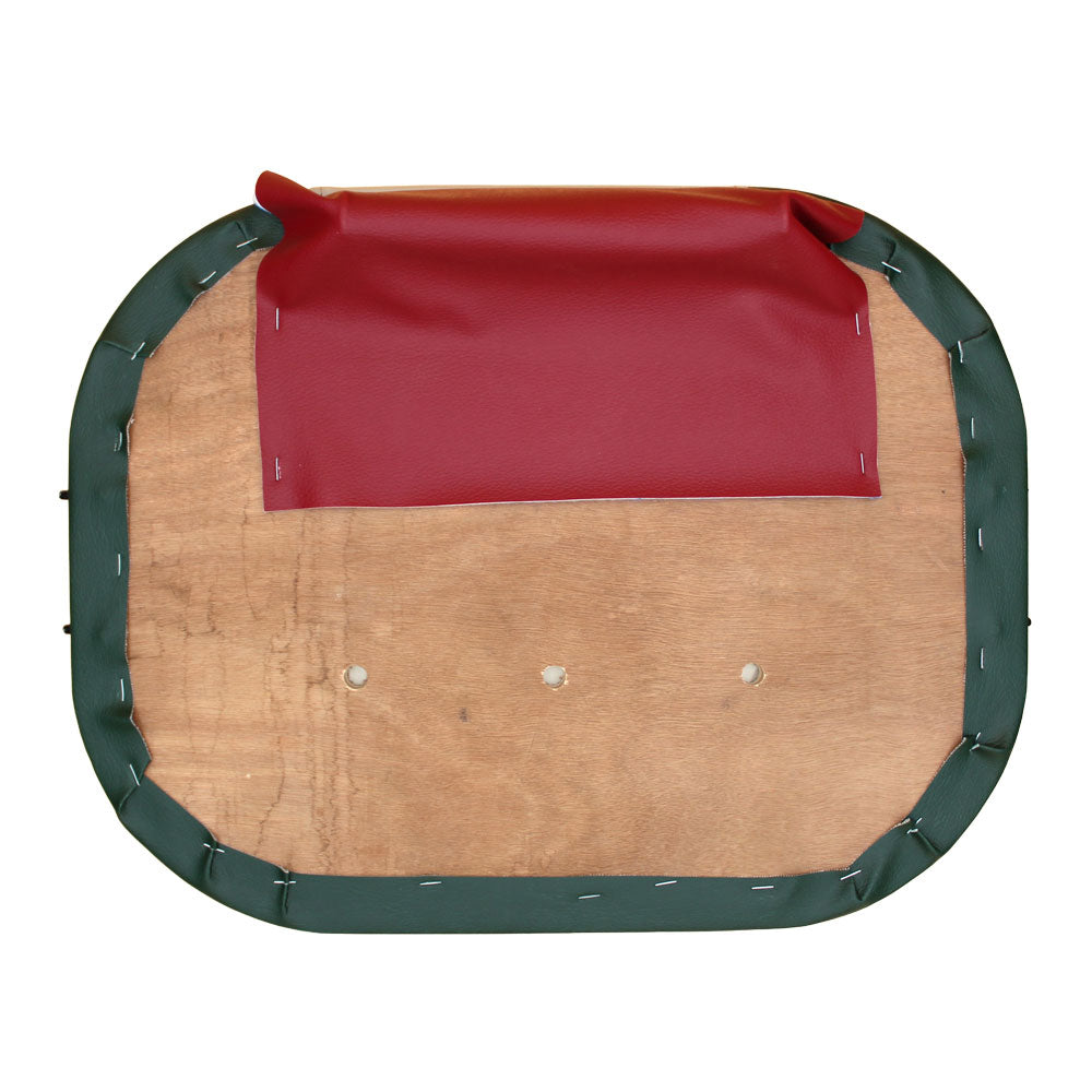 105812ASB-11 One (1) White & Green Seat Cushion Fits Oliver 1650, 1655, 1700