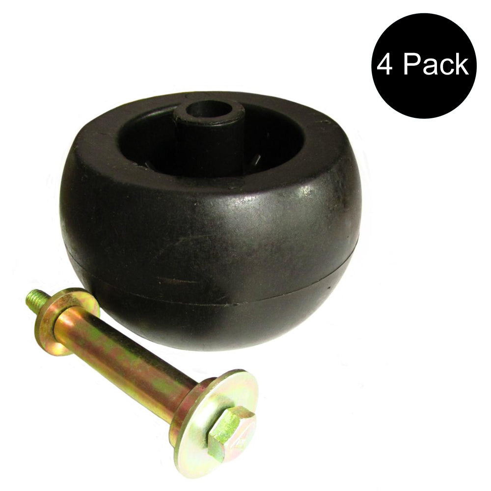 4PK Anti Scalp Deck Wheel Roller With Hardware 99-2842 1-603299 Fits Toro