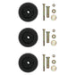 Qty 3: Deck Wheel Kit Fits Exmark Replaces 103-3168