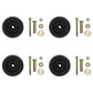 4 Deck Wheel Roller Kits Fits Exmark Lazer Z Turf Ranger Tracer 103-7263 109-209