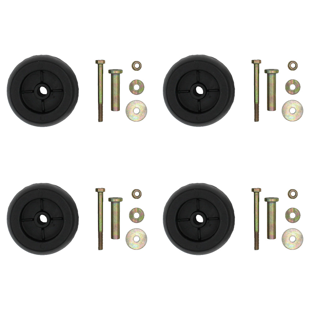 4PK Anti Scalp Deck Wheel Roller With Hardware 99-2842 1-603299 Fits Toro