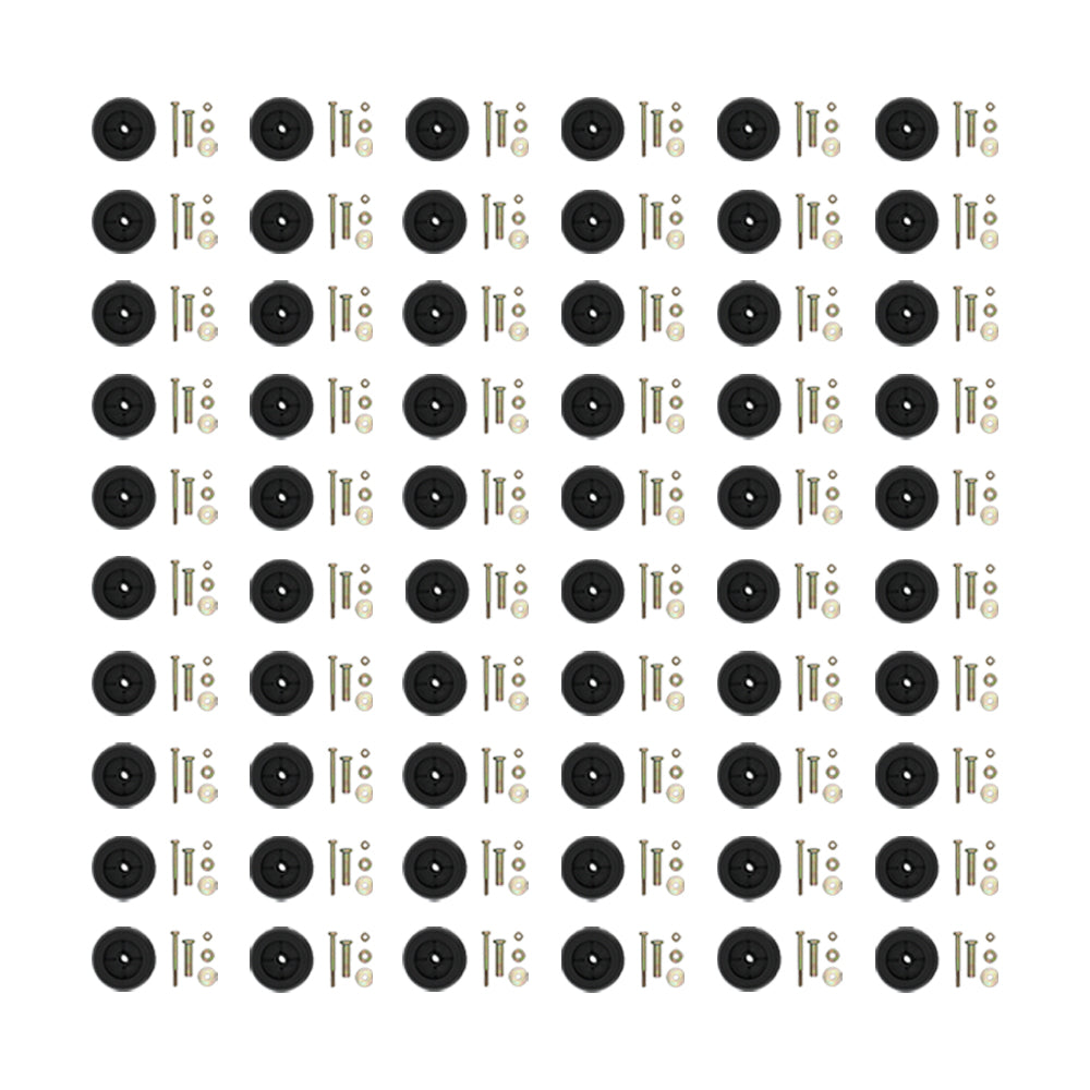 60 Anti Scalp Deck Wheel Roller with Hardware for 103-3168 103-4051 Fits Exmark