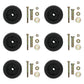 (6) Deck Wheel Roller Kits Fits Exmark 116-9981 Turf Ranger Turf Tracer Tractors