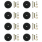 (8) Deck Wheel Roller Kits Fits Toro/Fits Exmark 103-3168 103-4051 1-603299