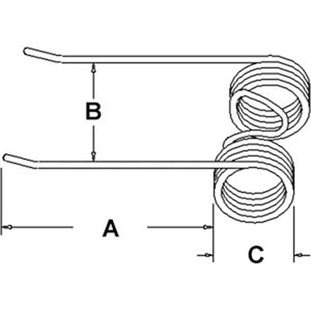 Round Baler Tooth 103012 Fits New Idea Models 465 483 484 485 486 55