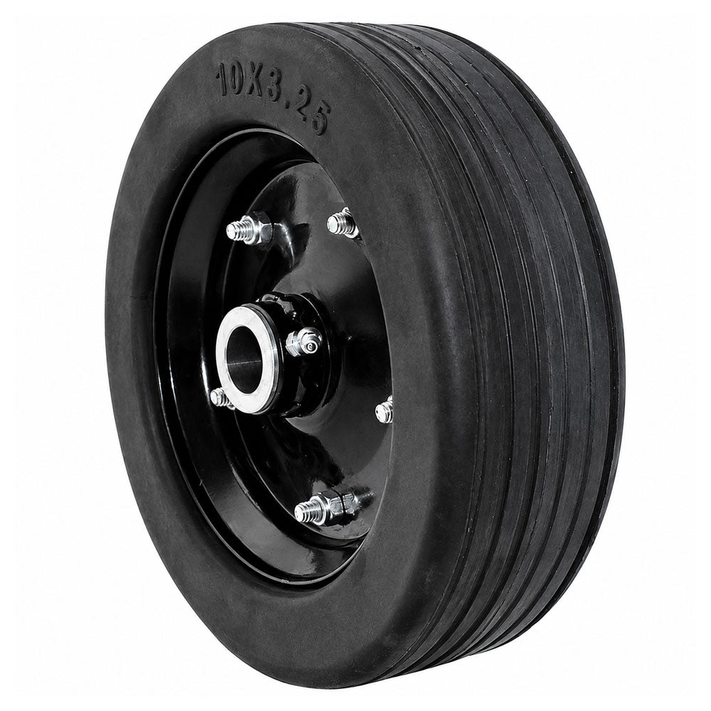 10325-B100 Finish Mower Wheel Solid Molded For 1" Axle 3.25" Hubs Universal Fit