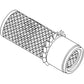 1807255M1 Air Filter Fits Massey Ferguson Tractor Models 20 135 2135
