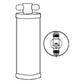 1618743M1 AC Receiver Drier Fits Massey Ferguson Tractor 2775 2805 MF Tractors