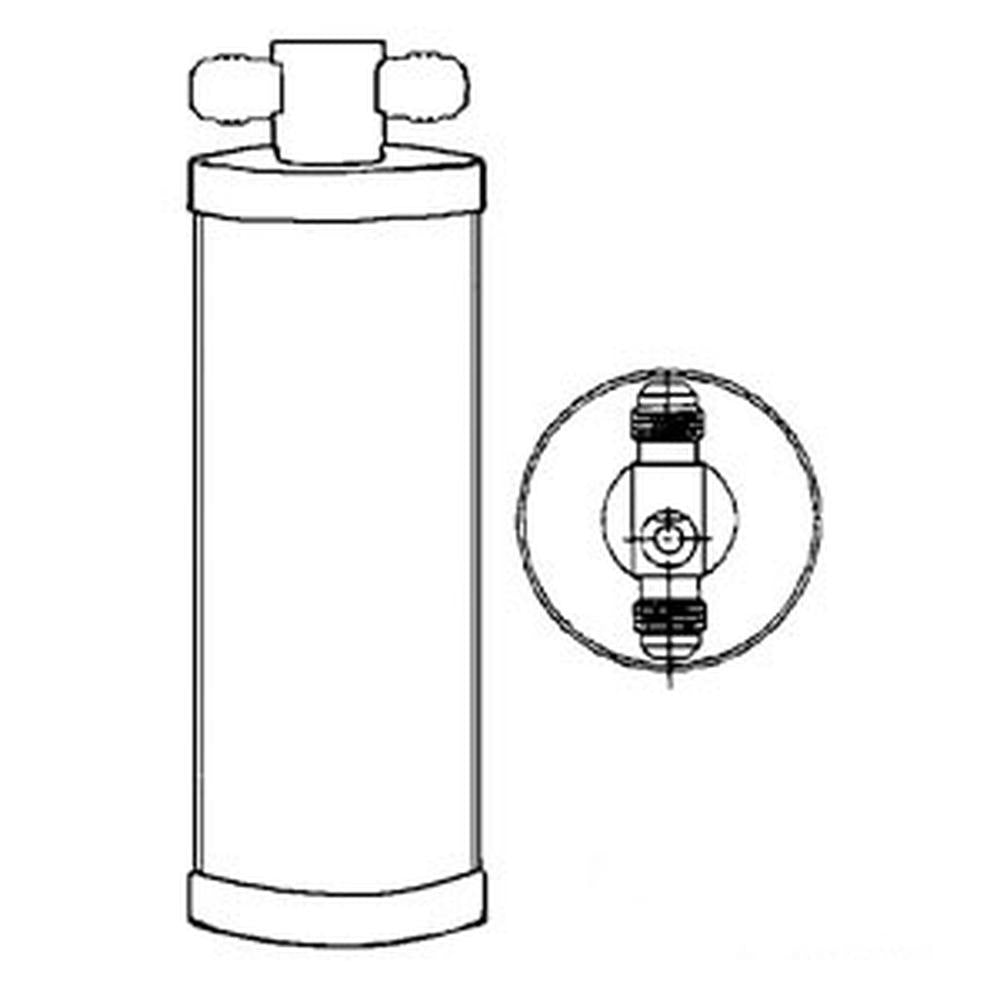 1618743M1 AC Receiver Drier Fits Massey Ferguson Tractor 2775 2805 MF Tractors