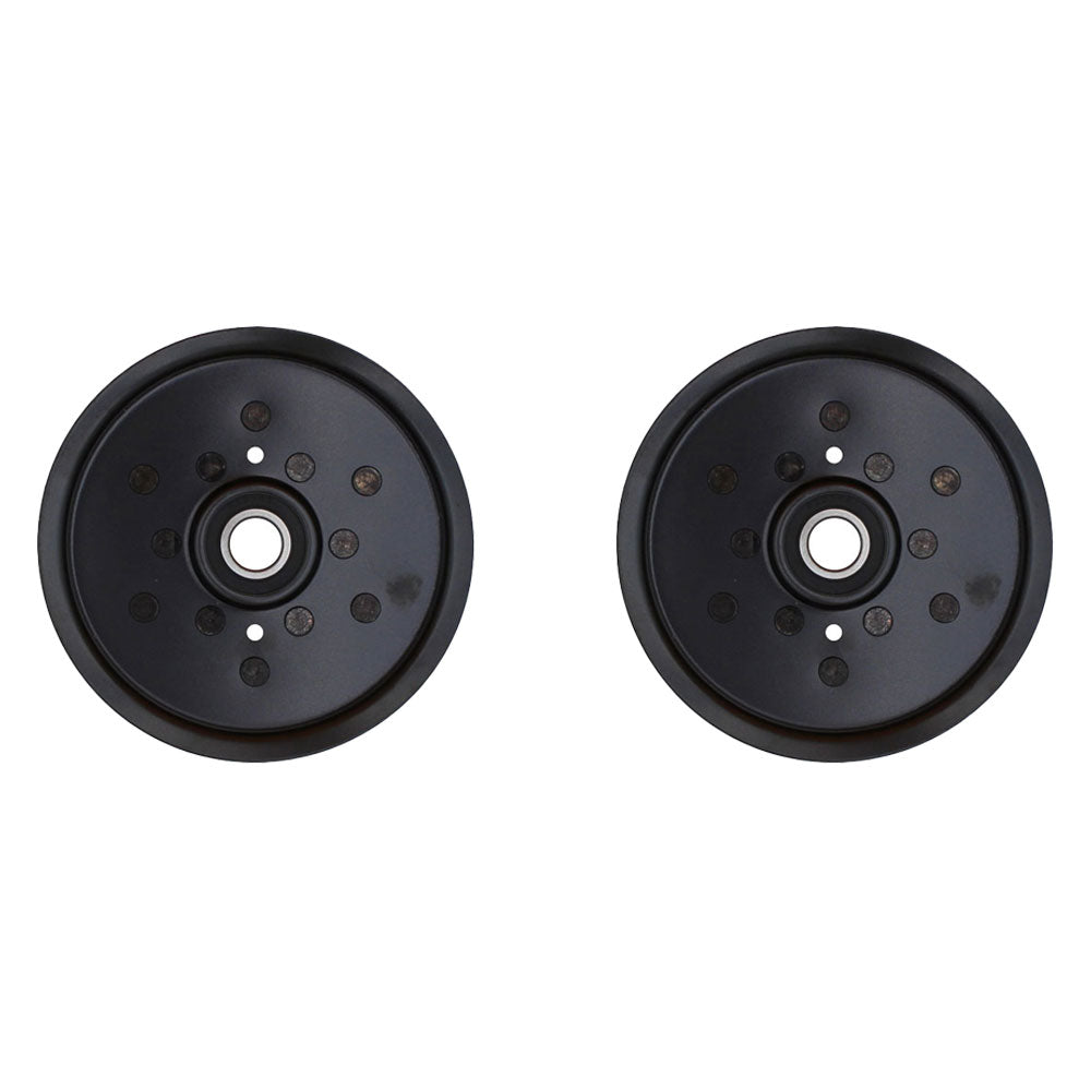 QTY 2: Flat Idler Pulleys Fits Exmark Replaces 1-613098