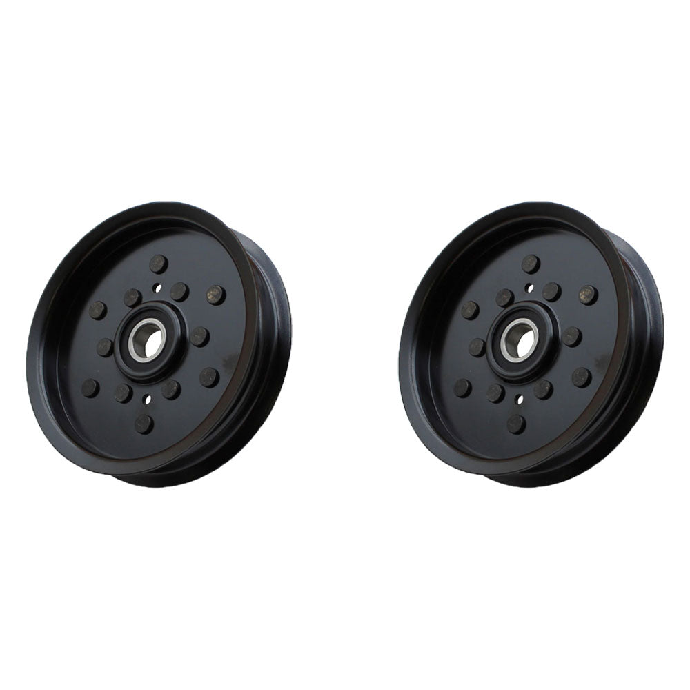 QTY 2: Flat Idler Pulleys Fits John Deere Replaces TCA19779