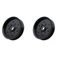 QTY 2: Flat Idler Pulleys Fits Hustler Replaces 781856