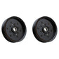 QTY 2: Flat Idler Pulleys Fits Toro Replaces 1-613098