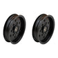 QTY 2: Flat Idler Pulleys Fits John Deere Replaces TCA19779