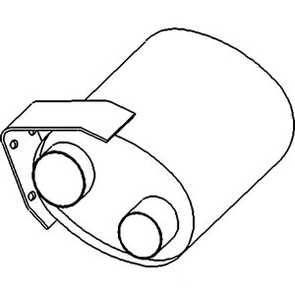 Muffler Fits 1086 1086 4186 1586 1486 1586 103978C1 103978C1-A 103978C2 103978C2
